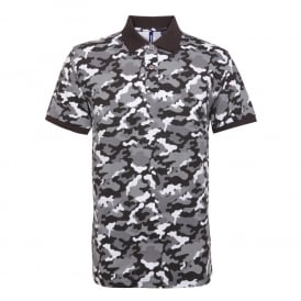 Asquith & Fox Men's Camo Piqué Polo