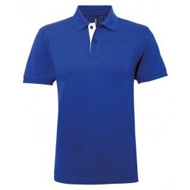 Asquith & Fox Men's Classic Fit Contrast Polo