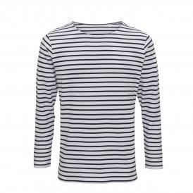 Asquith & Fox Men's Marinière Coastal Long Sleeve Tee 