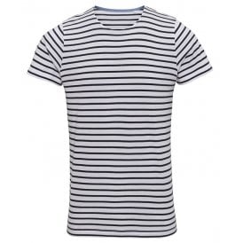 Asquith & Fox Men's Marinière Coastal Short Sleeve Tee