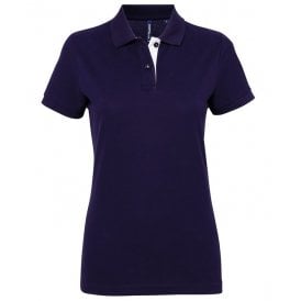 Asquith & Fox Women's Contrast Polo