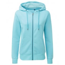 Asquith & Fox Women's Zip-Through Organic Hoodie