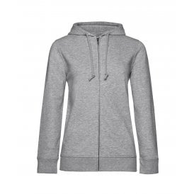 B&C Women's Organic Zipped Hoodie