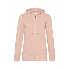 B&C Women's Organic Zipped Hoodie