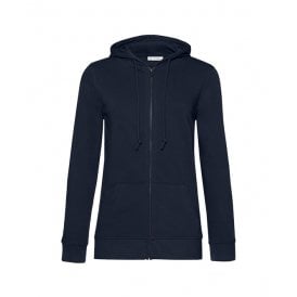 B&C Women's Organic Zipped Hoodie