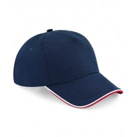 Beechfield Authentic 5-Panel Cap - Piped Peak