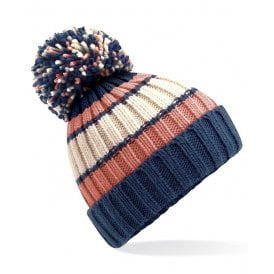 Beechfield Hygge Striped Beanie