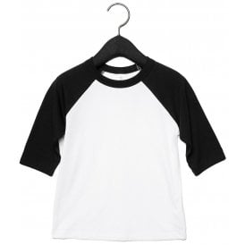 Bella+Canvas Toddler ¾ Sleeve Baseball Tee