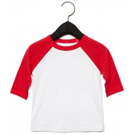 Bella+Canvas Toddler ¾ Sleeve Baseball Tee