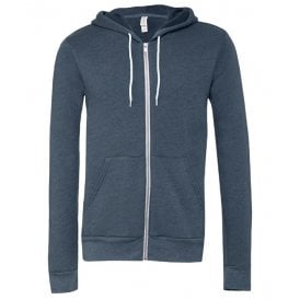 Bella+Canvas Unisex Polycotton Fleece Full Zip Hoodie