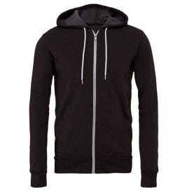 Bella+Canvas Unisex Polycotton Fleece Full Zip Hoodie