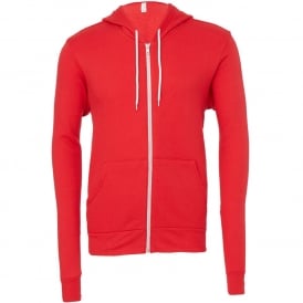 Bella+Canvas Unisex Polycotton Fleece Full Zip Hoodie