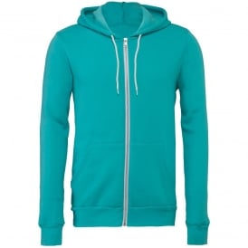 Bella+Canvas Unisex Polycotton Fleece Full Zip Hoodie