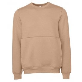 Bella+Canvas Unisex Raw-Seam Crew Pullover