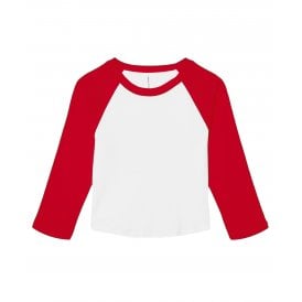 Bella+Canvas Women's Micro Rib 3/4 Raglan Baby T-shirt