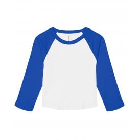 Bella+Canvas Women's Micro Rib 3/4 Raglan Baby T-shirt