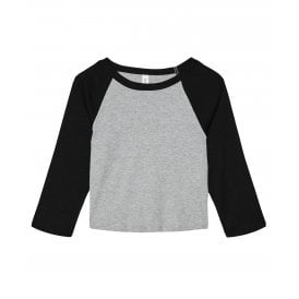 Bella+Canvas Women's Micro Rib 3/4 Raglan Baby T-shirt