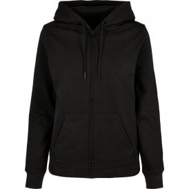 Build Your Brand Women's Basic Zip Hoodie