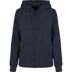 Build Your Brand Women's Basic Zip Hoodie