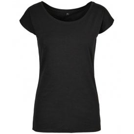 Build Your Brand Basic Women's Wide Neck Tee