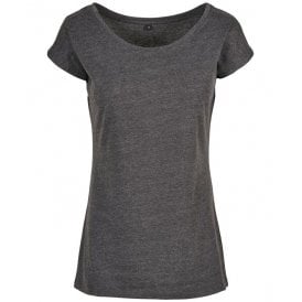 Build Your Brand Basic Women's Wide Neck Tee