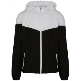 Build Your Brand Two-tone Tech Windrunner Jacket