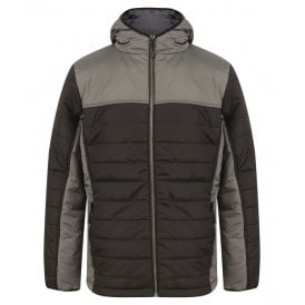 Finden & Hales Hooded Contrast Padded Jacket