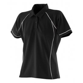 Finden & Hales Women's Performance Piped Polo