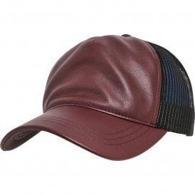 Flexfit Leather Trucker