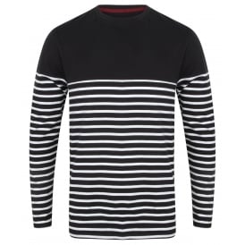 Front Row Long Sleeve Breton Striped T