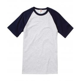 Fruit of the Loom Short Sleeve Baseball T