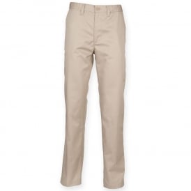 65/35 flat fronted chino trousers