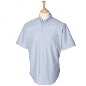 Henbury Short Sleeve Classic Oxford Shirt