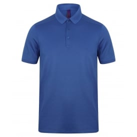 Stretch polo shirt with wick finish