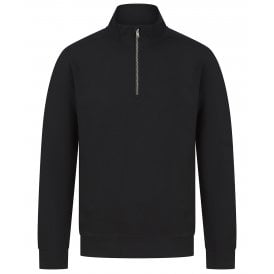 Henbury Unisex Sustainable 1/4 Zip Sweatshirt