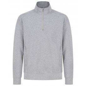 Henbury Unisex Sustainable 1/4 Zip Sweatshirt