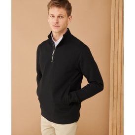 Henbury Unisex Sustainable 1/4 Zip Sweatshirt