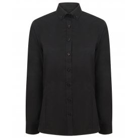 Women's modern long sleeve Oxford shirt