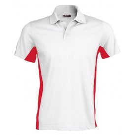 Kariban Flag Short Sleeve Bi-Colour Polo Shirt