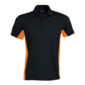 Kariban Flag Short Sleeve Bi-Colour Polo Shirt