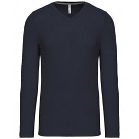 Kariban Long Sleeve V-Neck T-Shirt