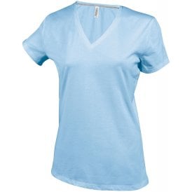 Kariban Women's Short Sleeve V-Neck T-Shirt