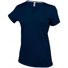 Kariban Women's Short Sleeve V-Neck T-Shirt