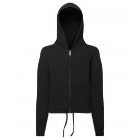 Kids TriDri® Recycled Cropped Oversize Full-zip Hoodie