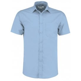 Poplin Shirt Short-Sleeved (Tailored fit)