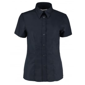 Women's Workplace Oxford Blouse Short-Sleeved (Tailored fit)