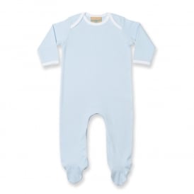 Larkwood Contrast Long Sleeve Sleepsuit