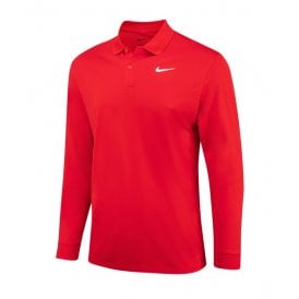 Nike Dri-FIT Victory Solid Long Sleeve Polo