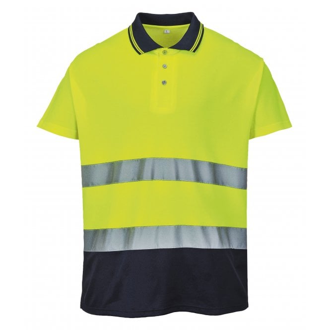 Portwest  Hi-vis Two-tone Cotton Comfort Polo Shirt (S174)