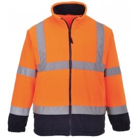 Portwest Lined Hi-Vis Mesh-lined Fleece